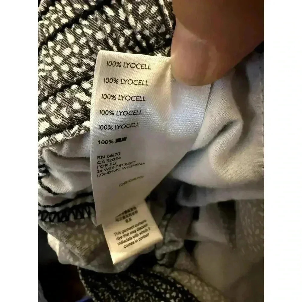 Anthropologie Gray White Speckle Lyocell Joggers XS - Picture 6 of 7
